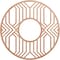 Ekena Millwork Empire Wood Fretwork Pierced Ceiling Medallion, Cherry, 18"OD x 6 5/8"ID x 1/4"T CMWP18X18X0250EPCH - alternate 1